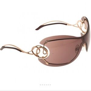 Roberto Cavalli Brown and Gold Sunglasses
